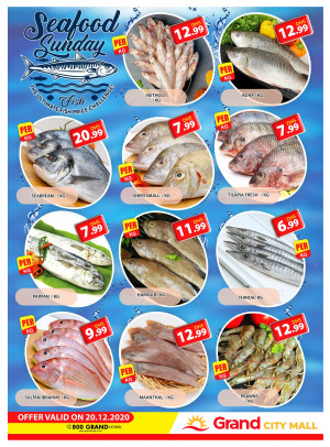 Seafood Sunday - Grand City Mall