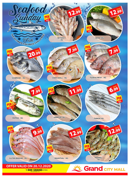 Seafood Sunday - Grand City Mall