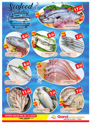Seafood Sunday - Grand Hypermarket Jebel Ali
