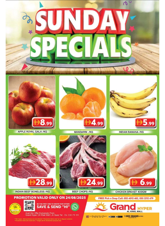 Sunday Specials - Grand Hyper Al Khail Mall