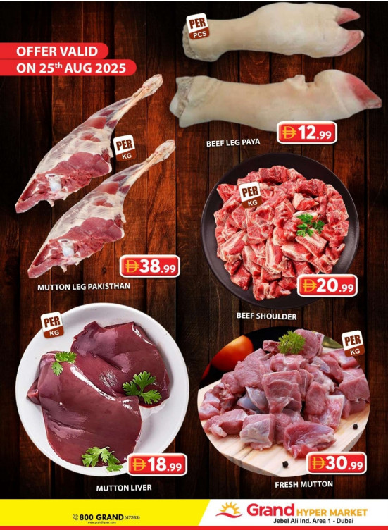 Meat Deals - Grand Hypermarket Jebel Ali