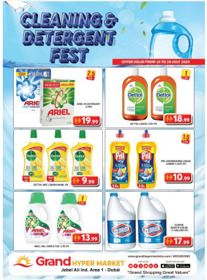 Cleaning & Detergent Fest - Grand Hypermarket Jebel Ali