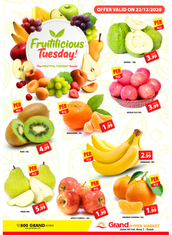 Fruitilicious Tuesday - Grand Hypermarket Jebel Ali