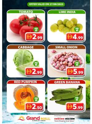Veggie Wednesday - Grand Mall Sharjah