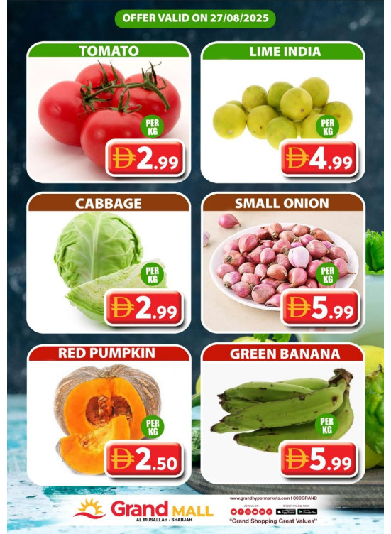 Veggie Wednesday - Grand Mall Sharjah