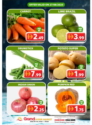 Veggie Wednesday - Grand Hypermarket Jebel Ali