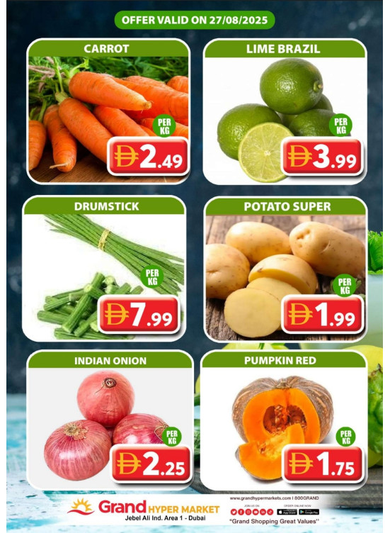 Veggie Wednesday - Grand Hypermarket Jebel Ali