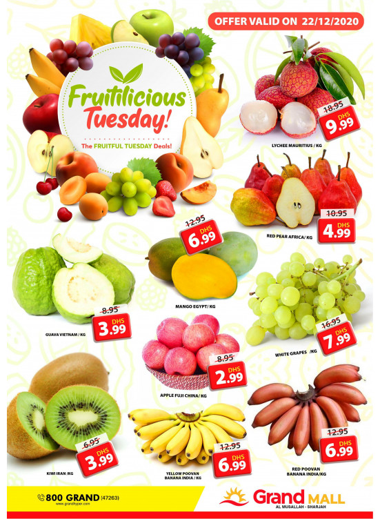 Fruitilicious Tuesday - Grand Mall Sharjah