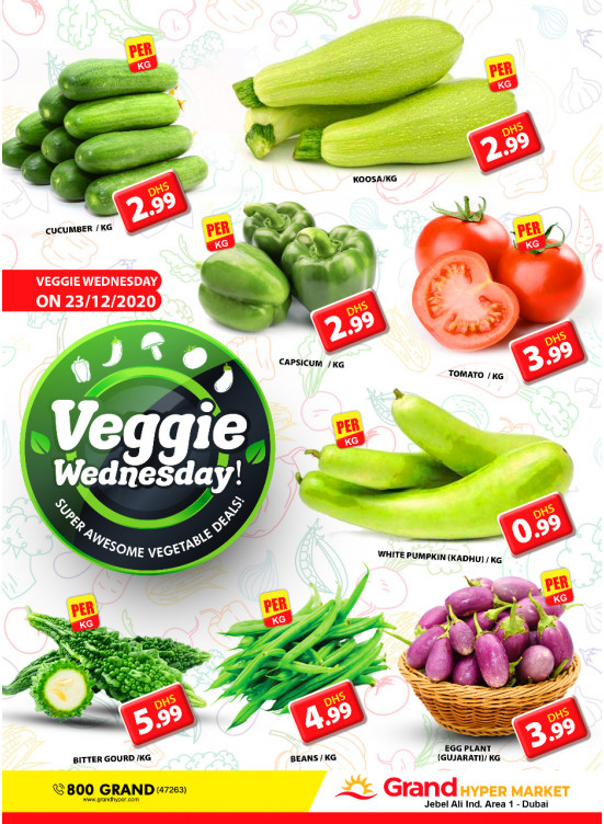 Veggie Wednesday - Grand Hypermarket Jebel Ali