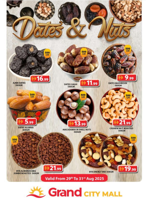 Date & Nuts Deals - Grand City Mall