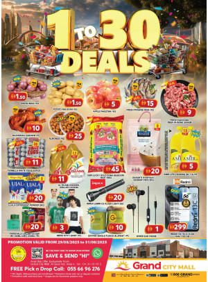 Weekend Deals - Grand City Mall