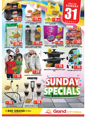 Sunday Specials - Grand City Mall