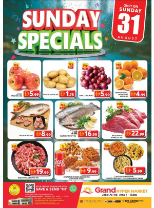 Sunday Specials - Grand Hypermarket Jebel Ali