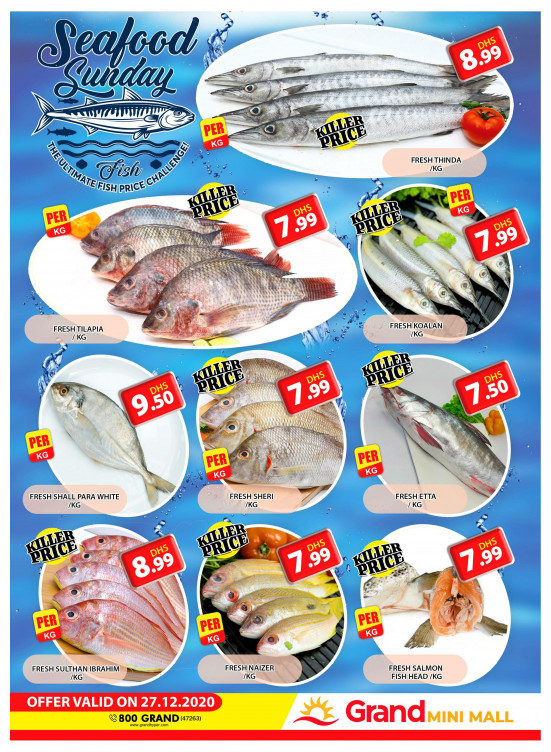 Seafood Sunday - Grand Mini Mall