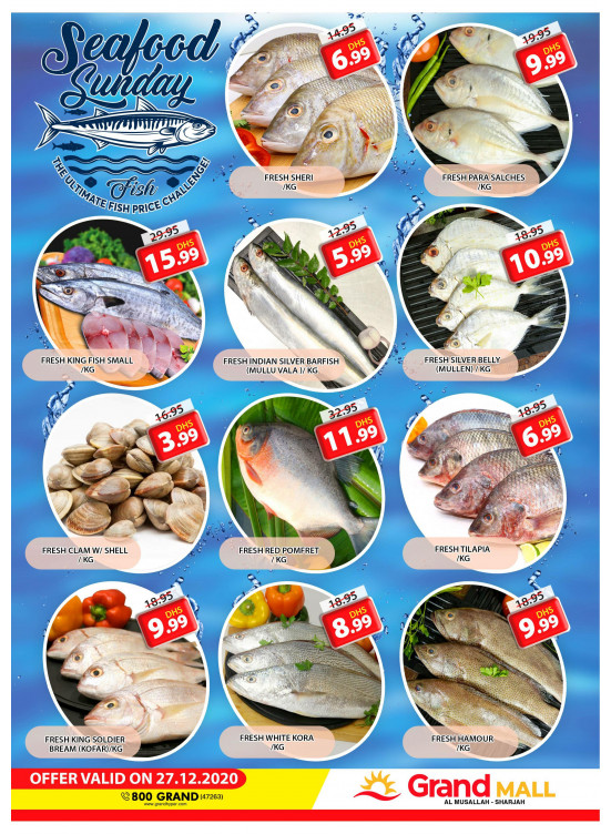 Seafood Sunday - Grand Mall Sharjah