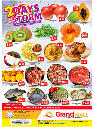 2 Days Price Storm - Grand Mall Sharjah