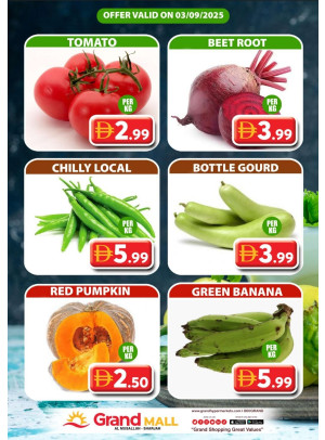 Veggie Wednesday - Grand Mall Sharjah