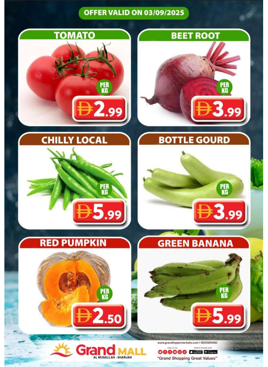 Veggie Wednesday - Grand Mall Sharjah
