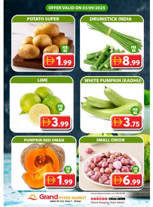 Veggie Wednesday - Grand Hypermarket Jebel Ali