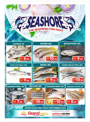 Seafood Sunday - Grand Mall Sharjah