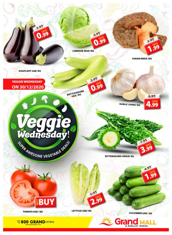 Veggie Wednesday - Grand Mall Sharjah