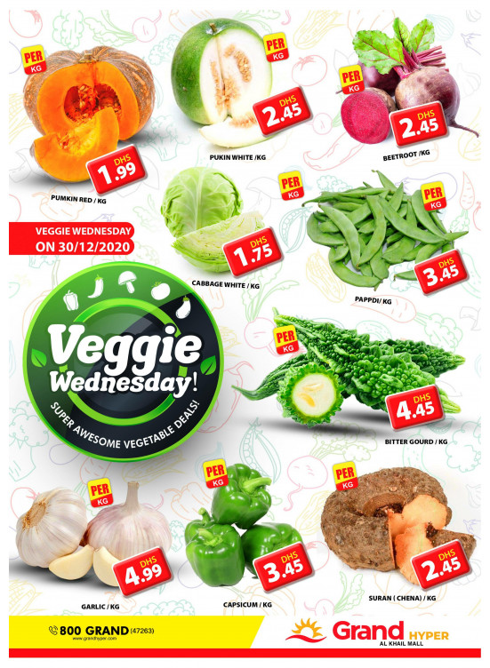 Veggie Wednesday - Grand Hyper Al khail Mall