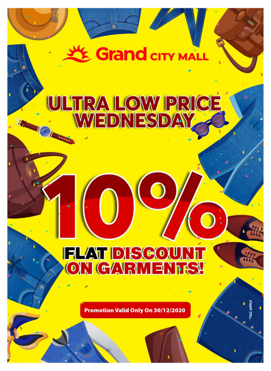 Ultra Low Price Wednesday - Grand City Mall