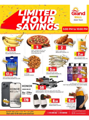Limited Hour Savings Offers - Asian Town