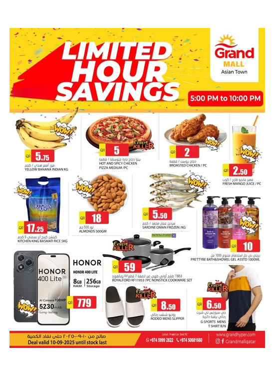 Limited Hour Savings Offers - Asian Town