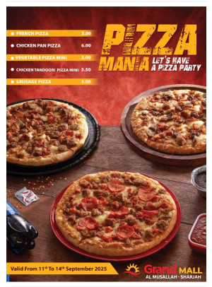 Pizza Mania - Grand Mall Sharjah