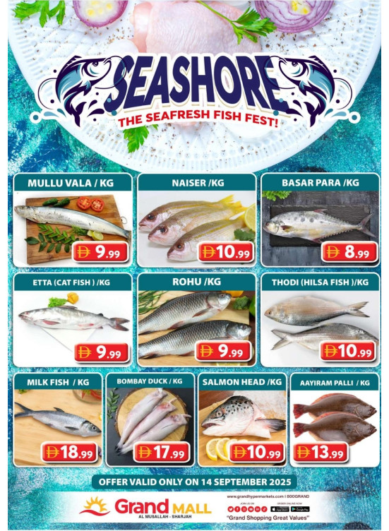 Seafood Sunday - Grand Mall Sharjah