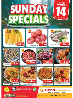 Sunday Specials - Grand Hypermarket Jebel Ali