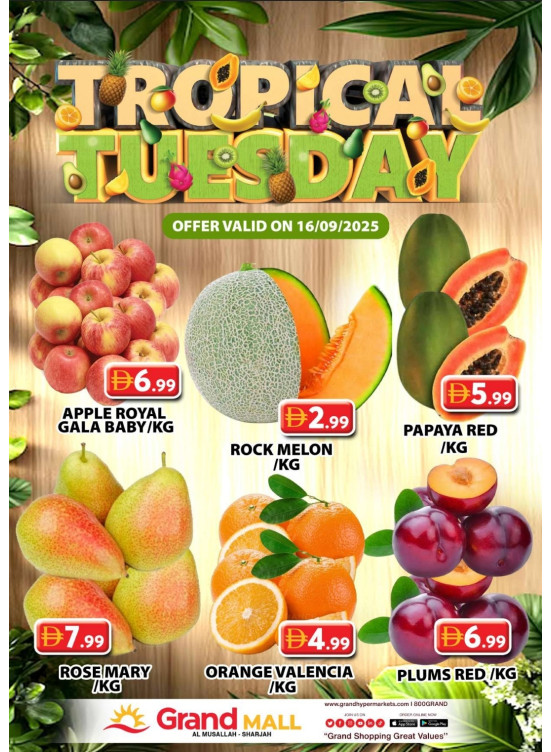 Fruitilicious Tuesday - Grand Mall Sharjah