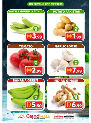 Veggie Wednesday - Grand Mall Sharjah