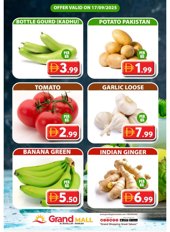 Veggie Wednesday - Grand Mall Sharjah