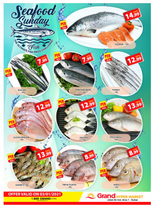 Seafood Sunday - Grand Hypermarket Jebel Ali