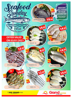 Seafood Sunday - Grand Hyper Al Khail Mall