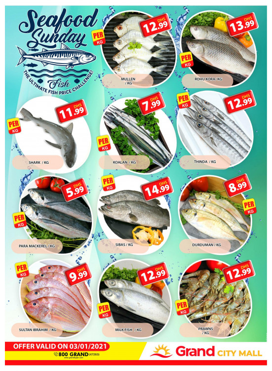 Seafood Sunday - Grand City Mall