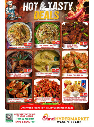 Hot & Tasty Deals - Grand Hyper Wasl Village