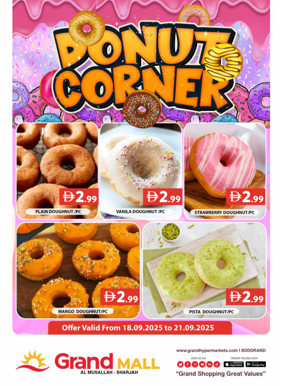 Donut Corner - Grand Mall Sharjah