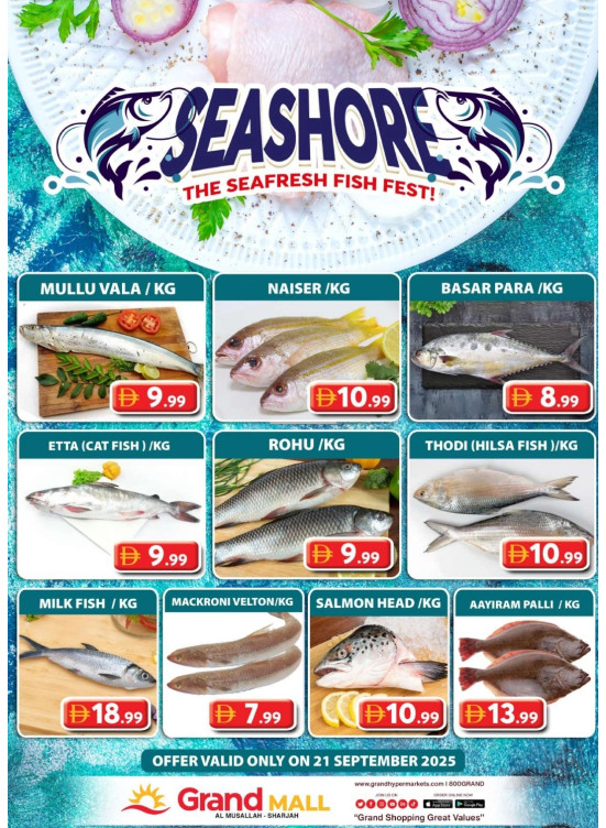 Seafood Sunday - Grand Mall Sharjah