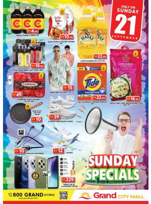 Sunday Specials - Grand City Mall
