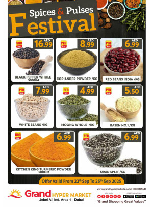 Spices & Pluses Festival - Grand Hypermarket Jebel Ali