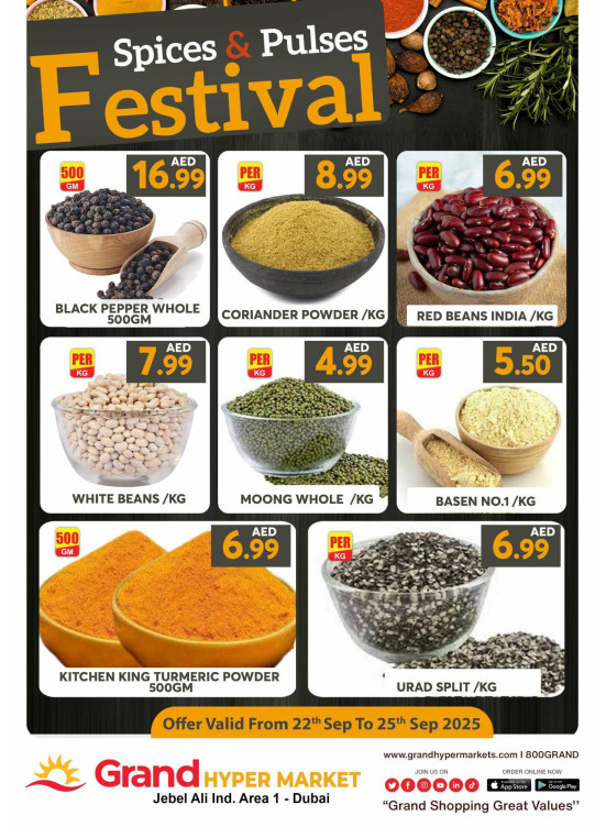 Spices & Pluses Festival - Grand Hypermarket Jebel Ali