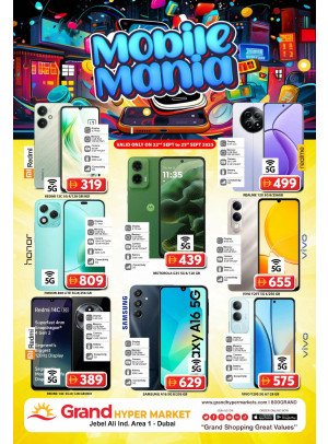 Mobile Mania - Grand Hypermarket Jebel Ali