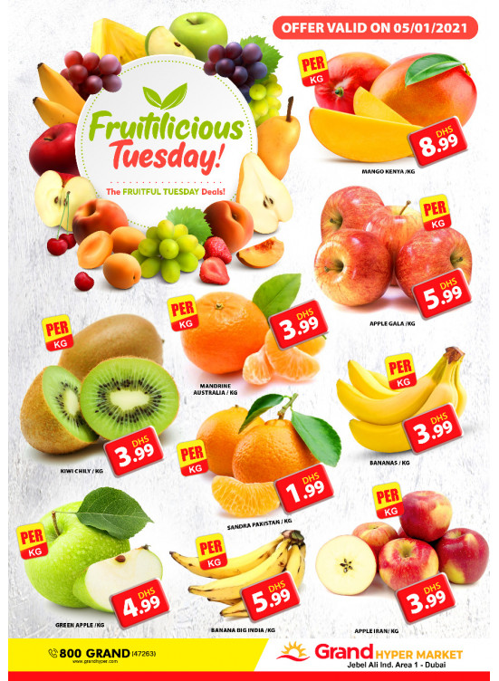 Fruitilicious Tuesday - Grand Hypermarket Jebel Ali