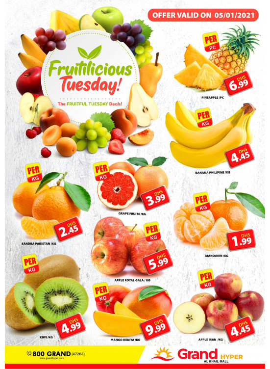 Fruitilicious Tuesday - Grand Hyper Al Khail Mall