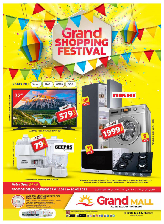 Grand Shopping Festival - Grand Mall Sharjah