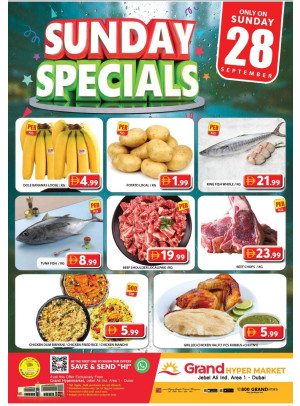 Sunday Specials - Grand Hypermarket Jebel Ali
