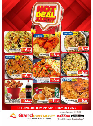Hot Deals - Grand Hypermarket Jebel Ali